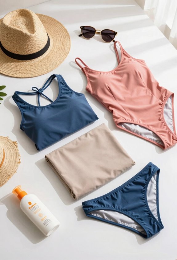 beach vacation swimsuit count