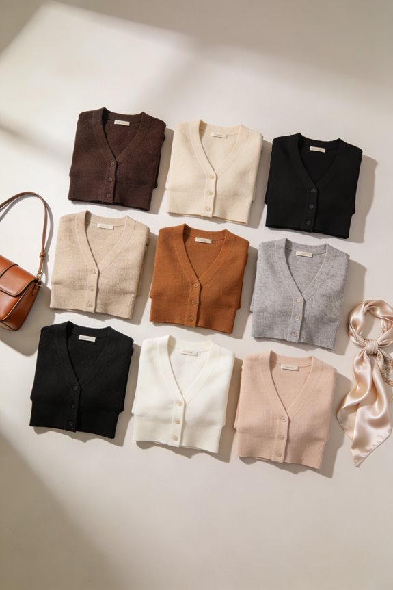 cropped cardigans for women