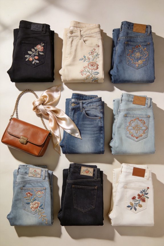 embroidered jeans elevate style