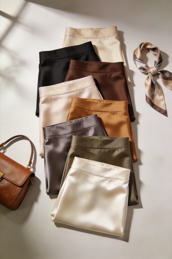 satin skirts for stylish elevation