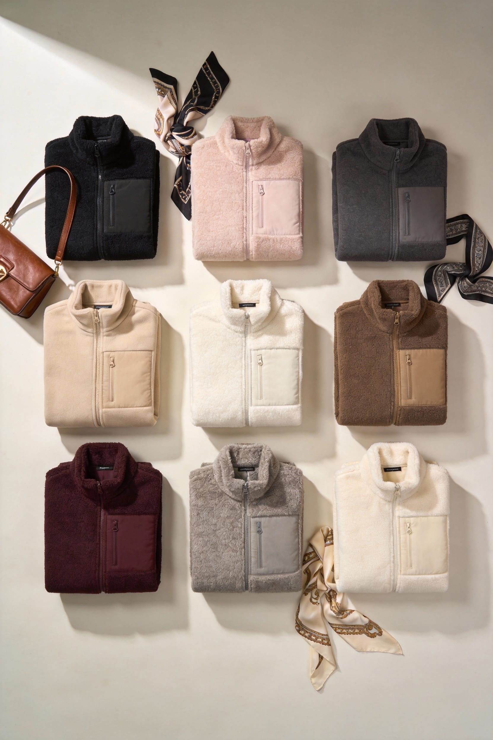 stylish warm fleece jackets