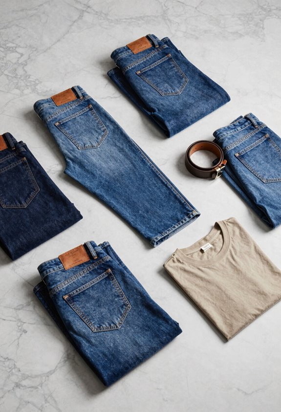 wash jeans infrequently recommended